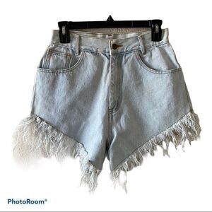 Vintage Wooz High-Waisted Jean Shorts